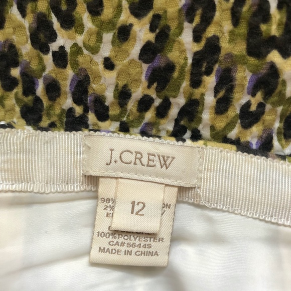 Green Leopard Print Pencil Skirt - Picture 4 of 5